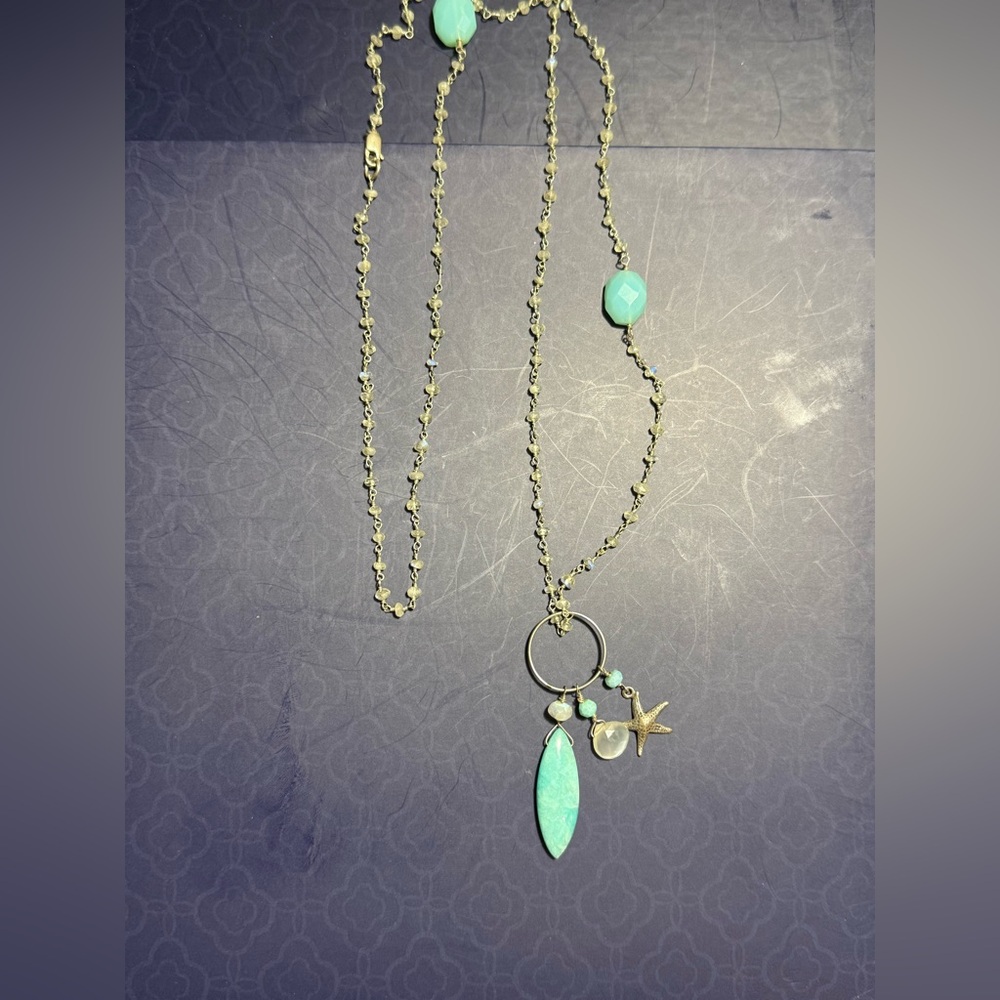 Elegant Amazonite Pendant Necklace